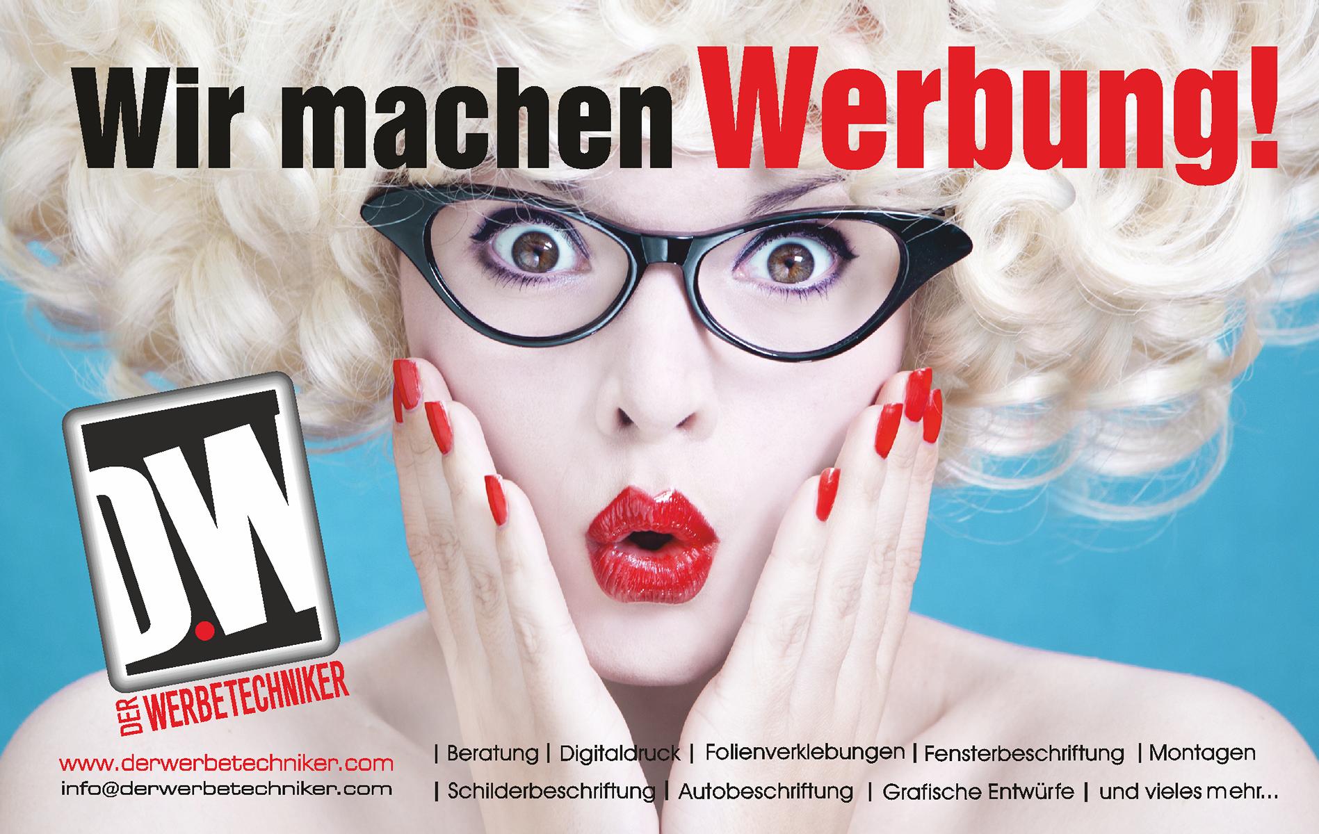 Layout Werbung